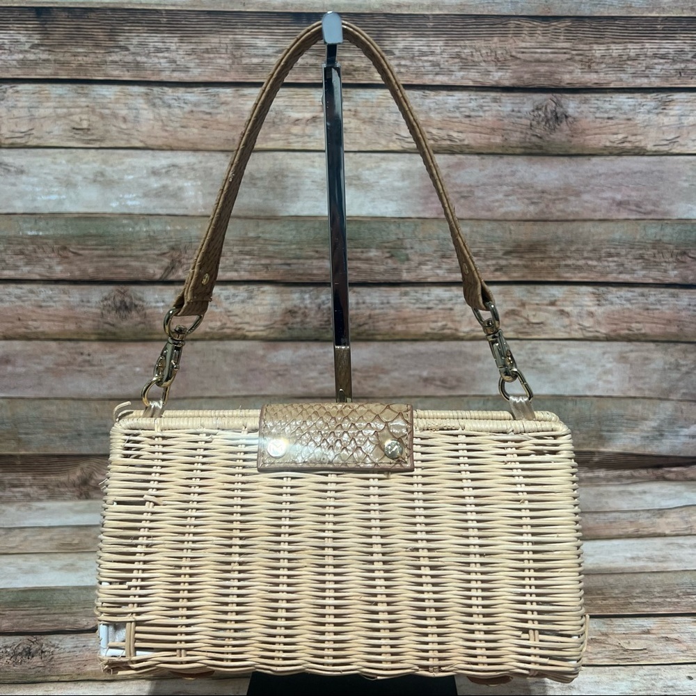 Monet Straw Purse - Picture 3 of 7